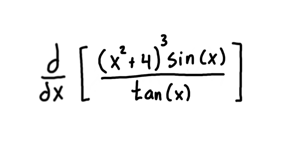Derivatives Example Problem #6