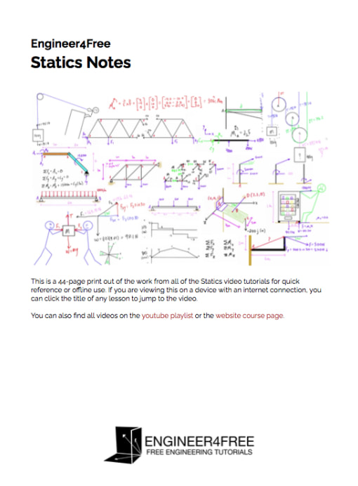 Engineer4Free Statics PDF Notes