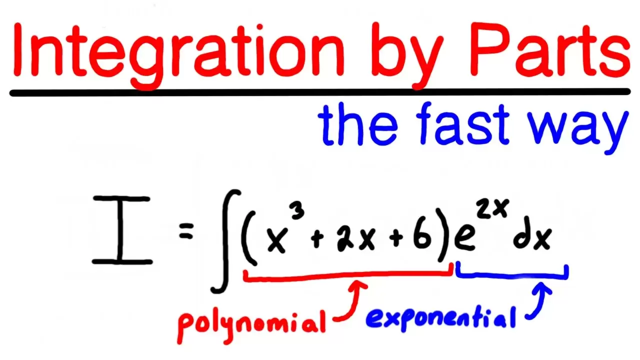 Integration by Parts the Fast Way - Example #2