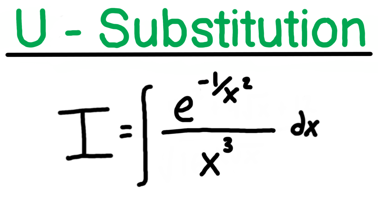 Integration by U Substitution Example Problem #1